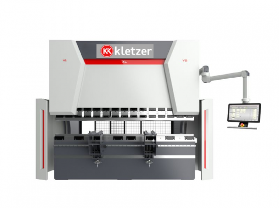 CNC Abkantpresse KKI EUROPA XL 4050 mm x 320 to, Y1 Y2 X und R CNC Achsen + CNC Bombierung Steuerung Esa S640 (2D Grafik Steuerung)
