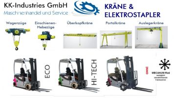 cranes and und forklift<br> of the new generation