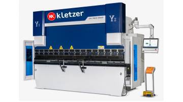 *AKTION* <br> CNC Abkantpressen - CNC Abkantpresse KK Industries 3200, 160 t 4 Achsen Y1-Y2-X-R & mit CNC Bombierung